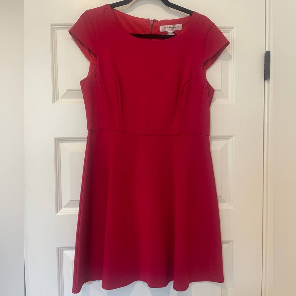 Like New French Connection Women’s A-Line Red Dress, Size 10